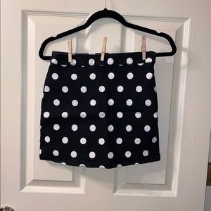 Polka dot skirt